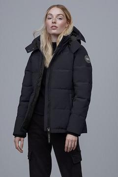 Chamarras Canada Goose Mujer Outlet - Chelsea Abrigos Black Label Azul Marino DB6438059